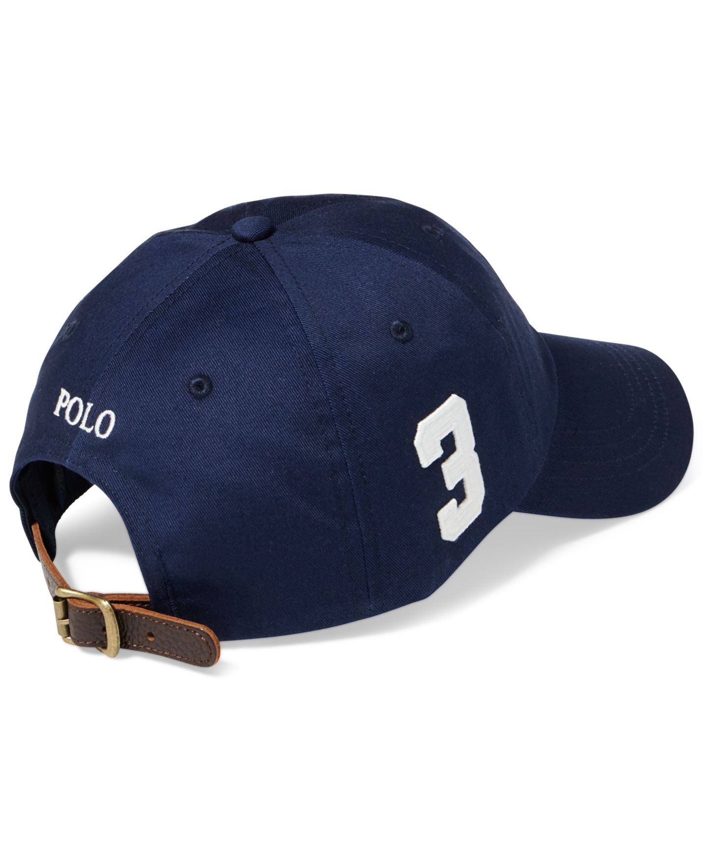Мужские головные уборы Polo Ralph Lauren Big Pony Chino Sports Hat, цвет: Тёмно-синий — фото 2