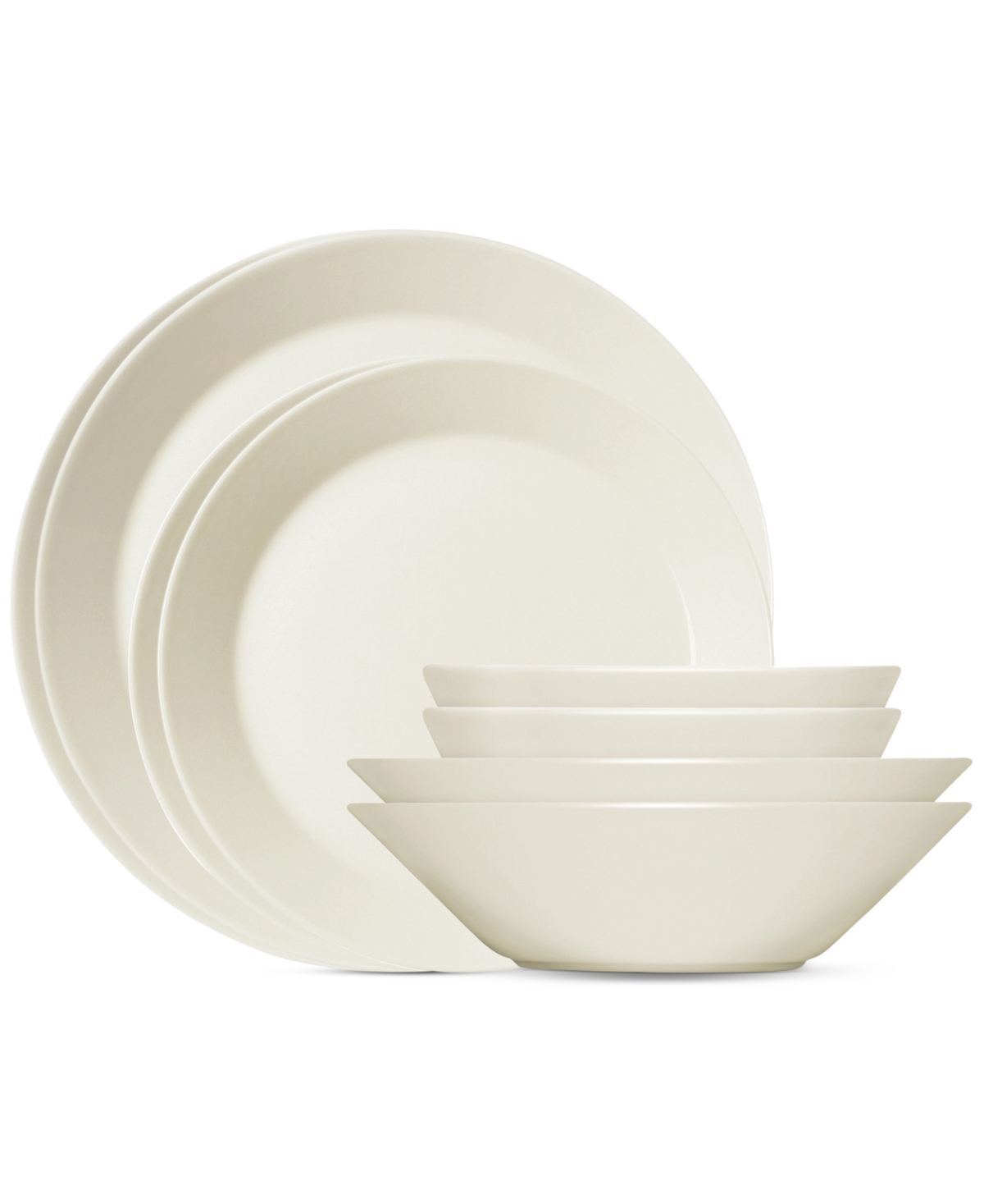 Teema White 16-Pc. Starter Dinnerware Set, Service For 4 - White