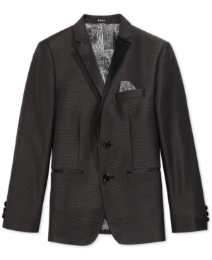 Dkny Black Dot Tuxedo Jacket Big Boys