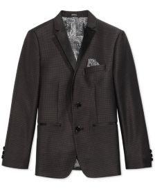 Black Dot Tuxedo Jacket, Big Boys