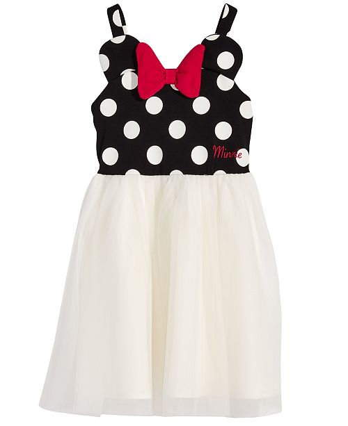 Disney Little Girls Minnie Mouse Polka Dot Mesh Dress Reviews