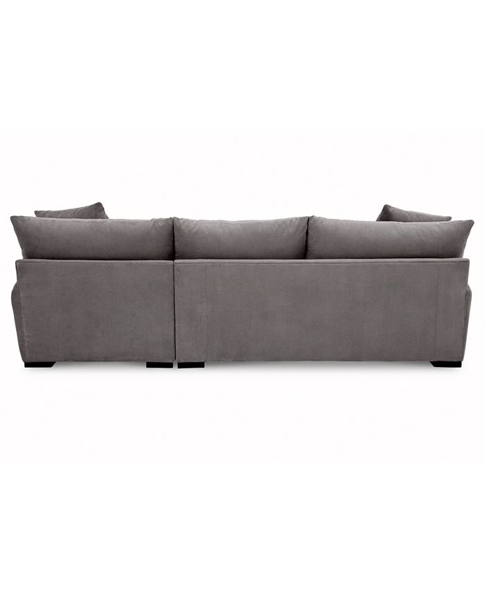 Furniture Rhyder 2Pc. Fabric Sectional Sofa with Chaise, Created for Macy's Macy's