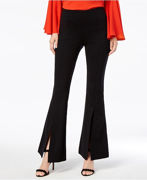 INC International Concepts I.N.C. SplitLeg Bootcut Pants, Created for