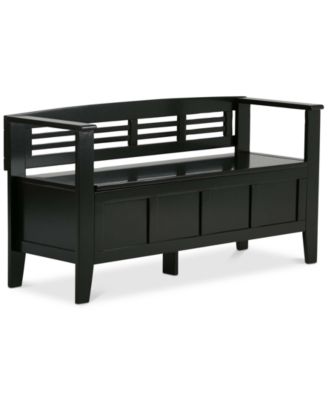 Simpli Home - Fernley Bench, Quick Ship