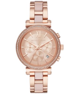 michael kors watch women's silver and gold
