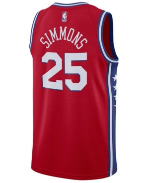 image of Nike Men-s Ben Simmons Philadelphia 76ers Statement Swingman Jersey