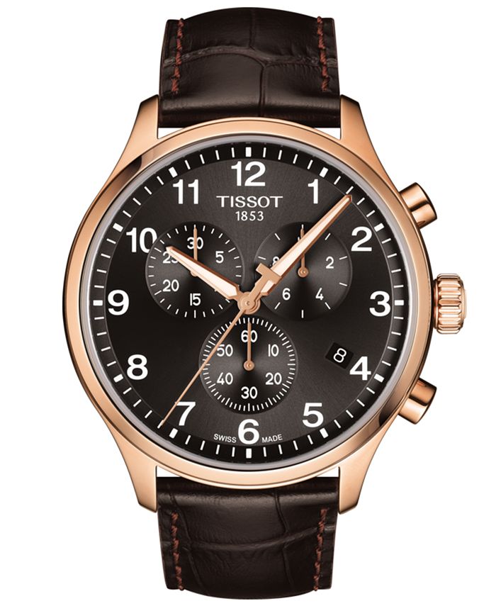 Tissot Men s Swiss Chronograph Chrono XL Classic T Sport Brown