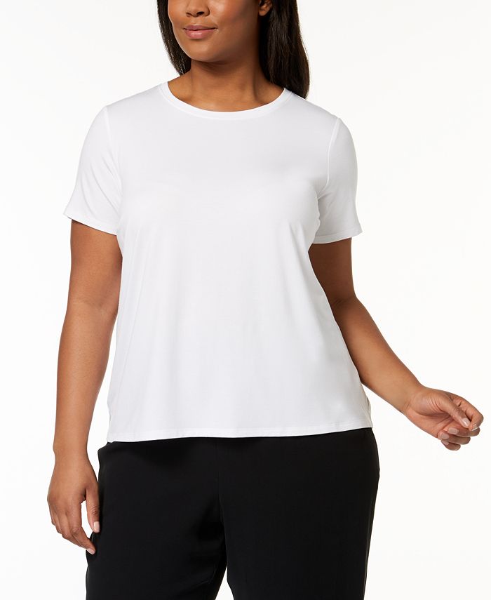 Eileen fisher white tee shirt 2025