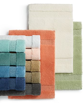 Hotel Collection CLOSEOUT! Colorblock 30 x 50 Bath Rug, Created for  Macy's - Macy's