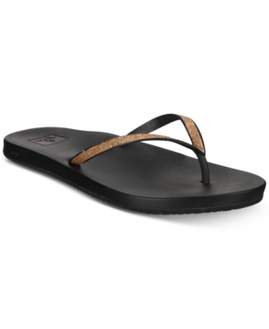 Reef Cushion Bounce Stargazer Flip-flop Sandals Women's Shoes In Gold