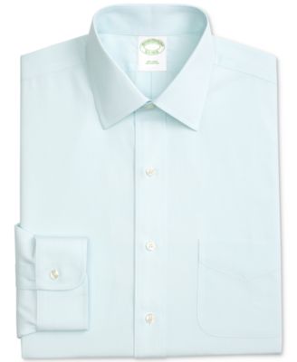 Brooks Brothers - Men's Classic/Regular Fit Non-Iron Ainsley Broadcloth Stretch Dress Shirt