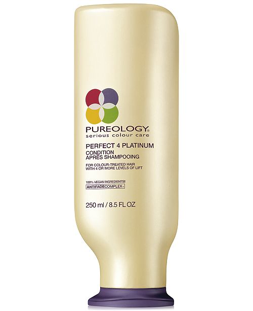 Pureology Perfect 4 Platinum Conditioner 8 5 Oz From Purebeauty Salon Spa Reviews Hair Care Bed Bath Macy S