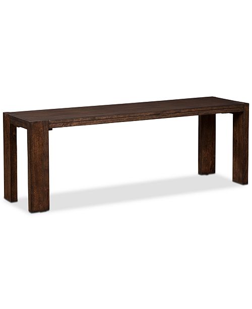 Furniture Closeout Crosby Dining Bench Created For Macy S