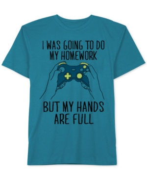 image of Jem Video Games Graphic-Print Cotton T-Shirt, Big Boys