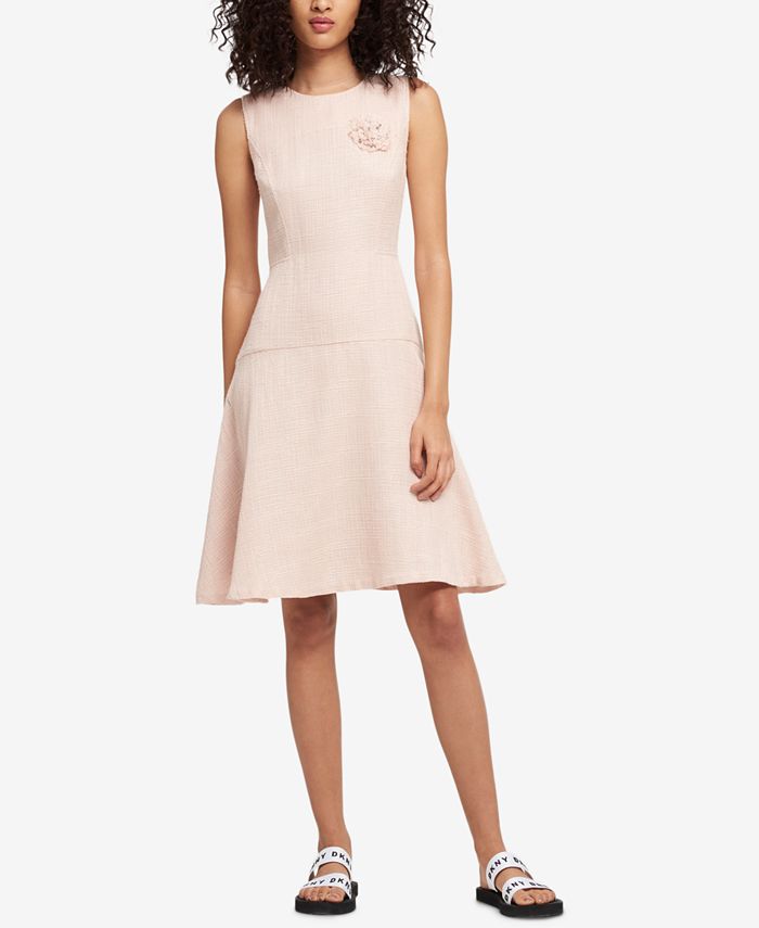 DKNY Sleeveless Tweed Dress, Created for Macy's Macy's