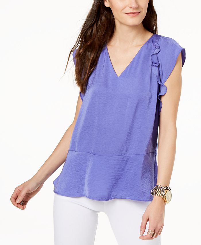 Michael kors hot sale peplum top