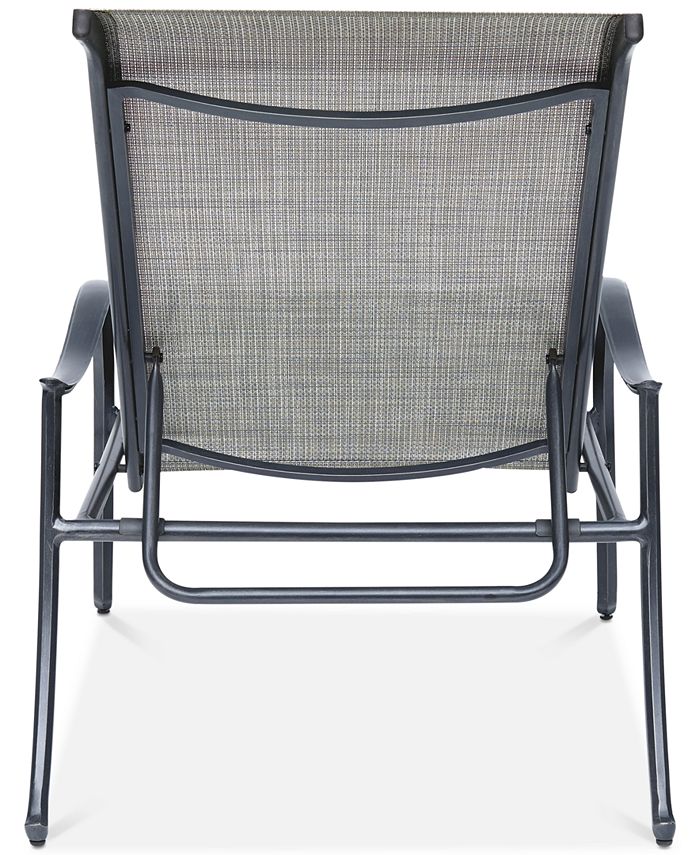 Agio Vintage II Outdoor Sling Chaise Lounge, Created for Macy's Macy's