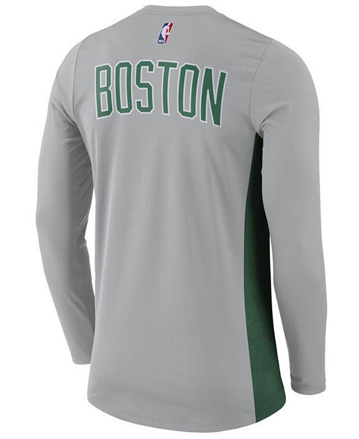 Nike Men's Boston Celtics City Edition Shooting Shirt - Macy's