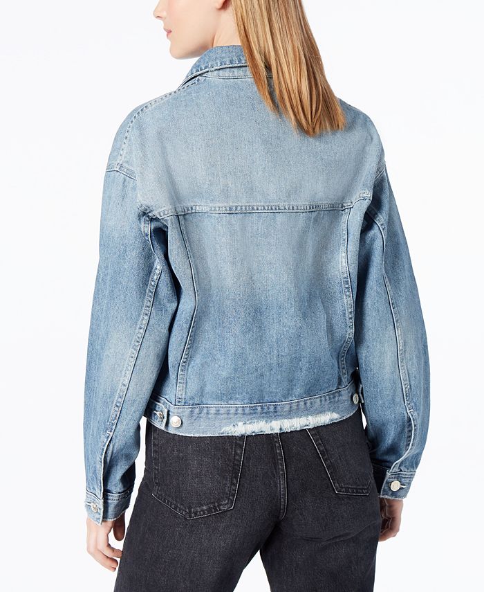 M1858 Kane Cotton Denim Jacket, Created for Macy's & Reviews - Jackets ...