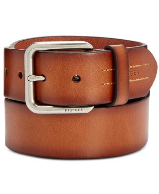 Tommy Hilfiger Men's Leather Belt - Macy's