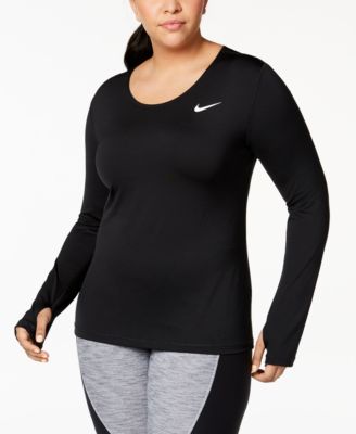 nike plus size long sleeve