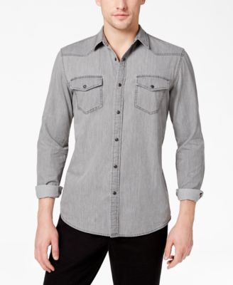 American Rag - Men's Drew Denim Western Shirt