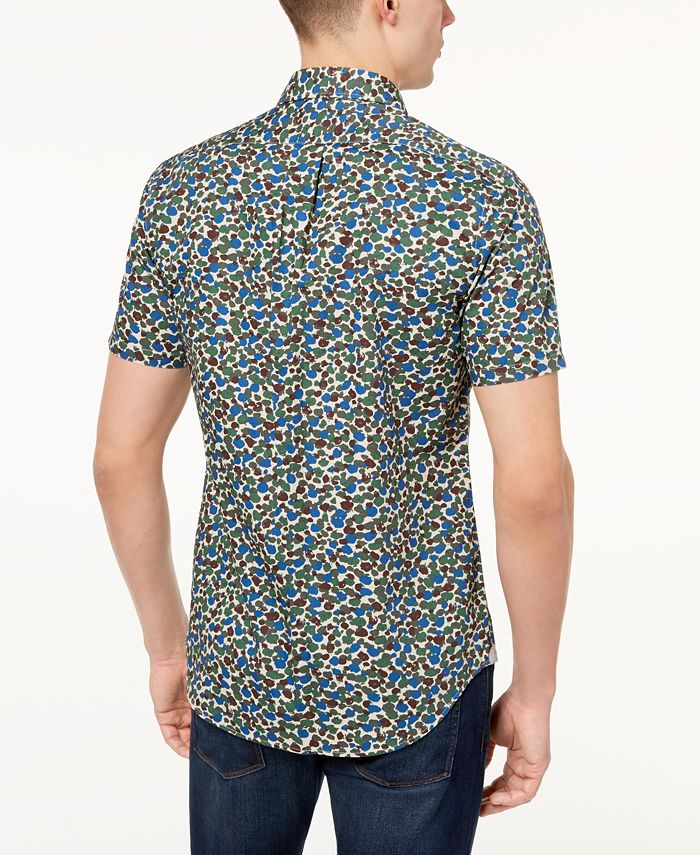 Michael Kors Men's Rex Modern Camouflage-Print Shirt - Macy's
