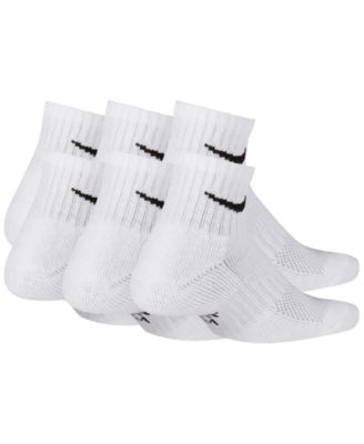 Big Kids' Cushioned Ankle Socks, 6 Pairs