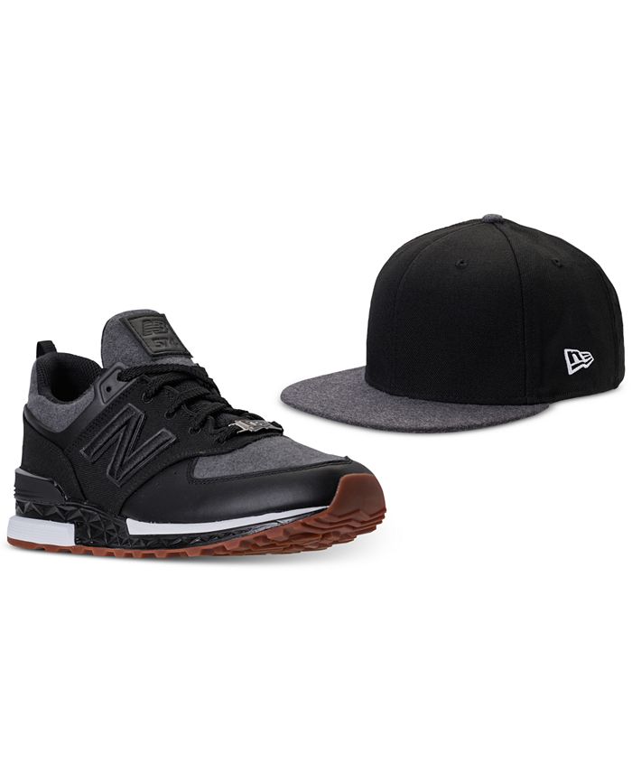 New Balance Men's 574 Sport x New Era 9Fifty Hat and Casual