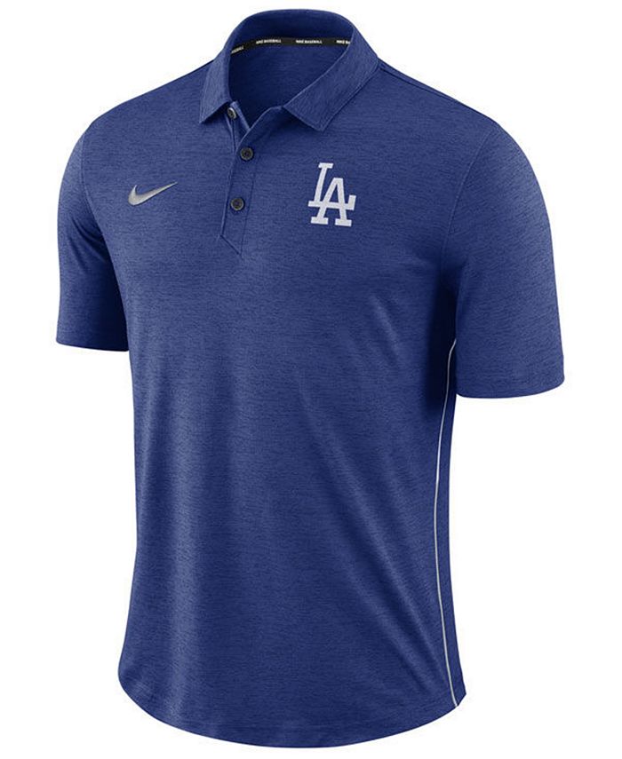 Nike Men's Los Angeles Dodgers Dri-FIT Breathe Touch Polo & Reviews ...