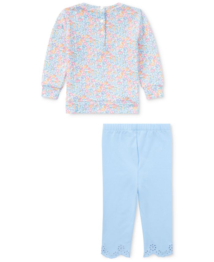 Polo Ralph Lauren Ralph Lauren FloralPrint Shirt & Leggings Set, Baby