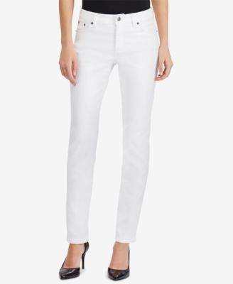 straight leg white jeans womens