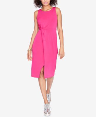 RACHEL Rachel Roy - Knot-Front Slit-Skirt Dress