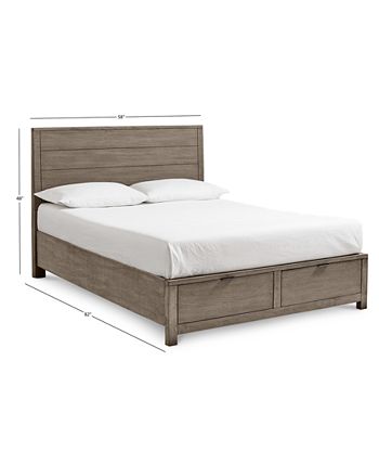Furniture - Tribeca Grey Storage Full Bed, Only at Macy's