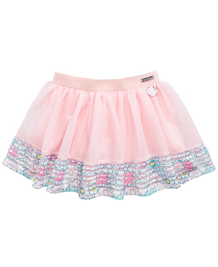 Hello Kitty Shadow-Stripe Border Tutu Skirt, Little Girls & Reviews ...
