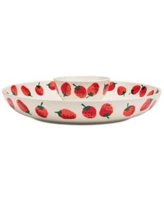 kate spade new york - Chip and Dip Bowl, Strawberries