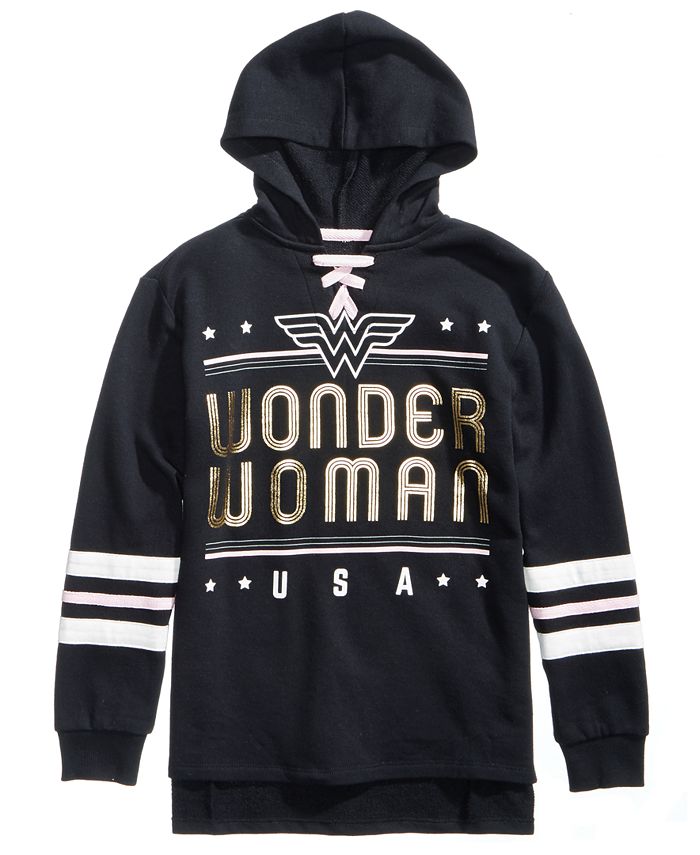 DC Comics Wonder Woman Hoodie, Big Girls Macy's