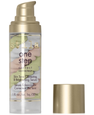 Stila One Step Correct Skin Tone Correcting Brightening Serum, 1 oz In White