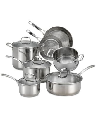 T-Fal - Performa-X 11-Pc. Stainless Steel Cookware Set