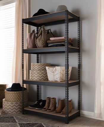 Furniture - Cody 4-Shelf Multipurpose Rack, Quick Ship
