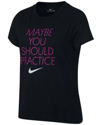 Nike - Practice-Print T-Shirt, Big Girls