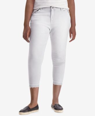 Lauren Ralph Lauren - Plus Size Premier Skinny Crop Jeans