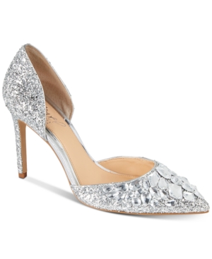 image of Jewel Badgley Mischka Women-s Upton Evening Pumps Women-s Shoes