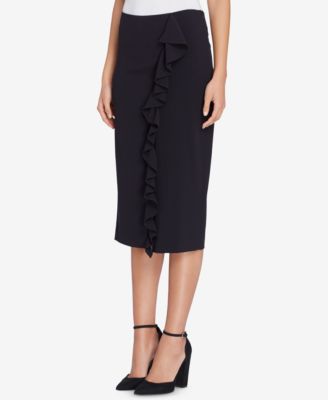 Tahari ASL - Ruffled Pencil Skirt
