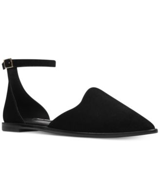 nine west black flats