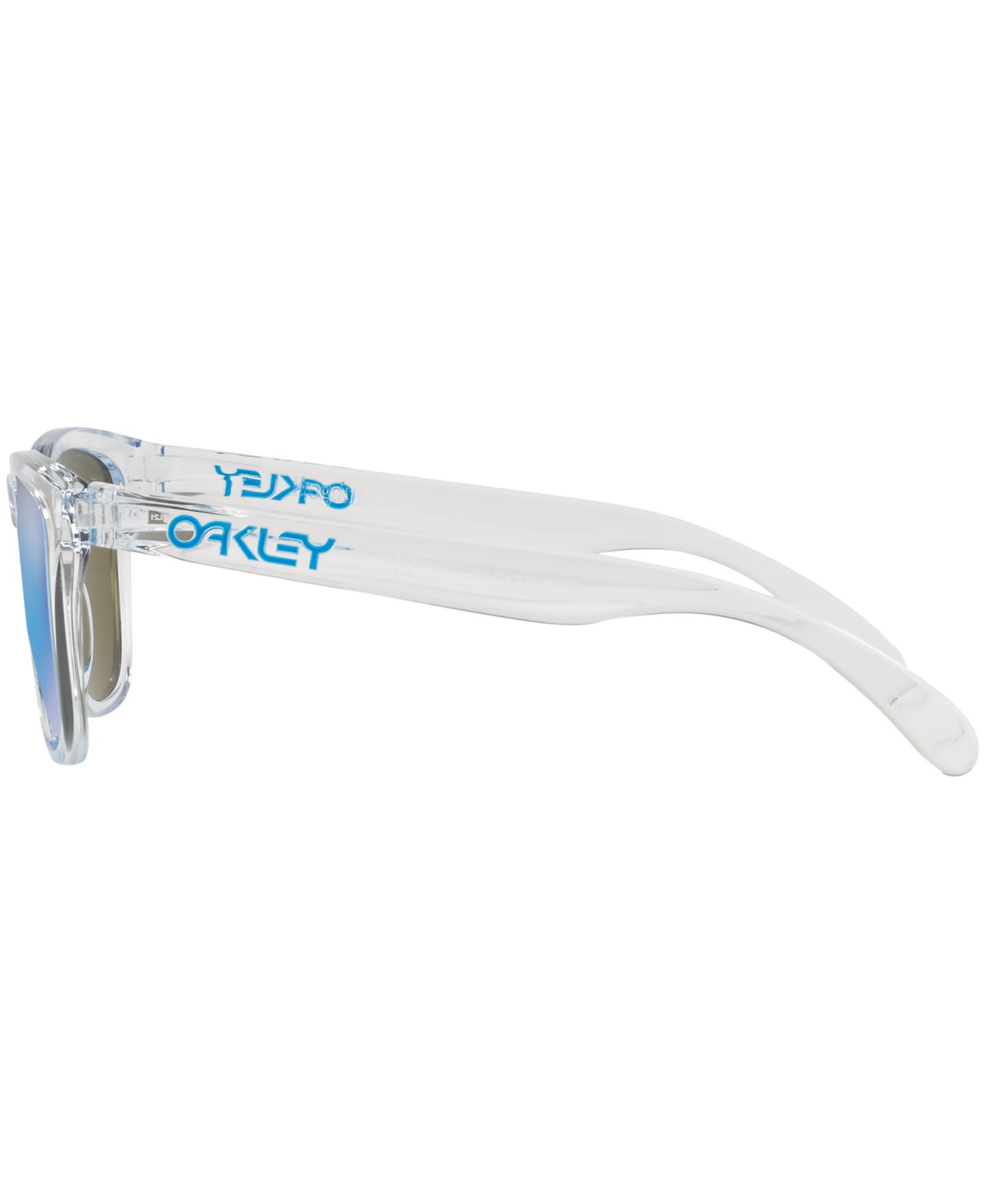 Женские солнцезащитные очки Oakley Frogskin OO9013, цвет: Красный градиентный / Прозрачный — фото 6