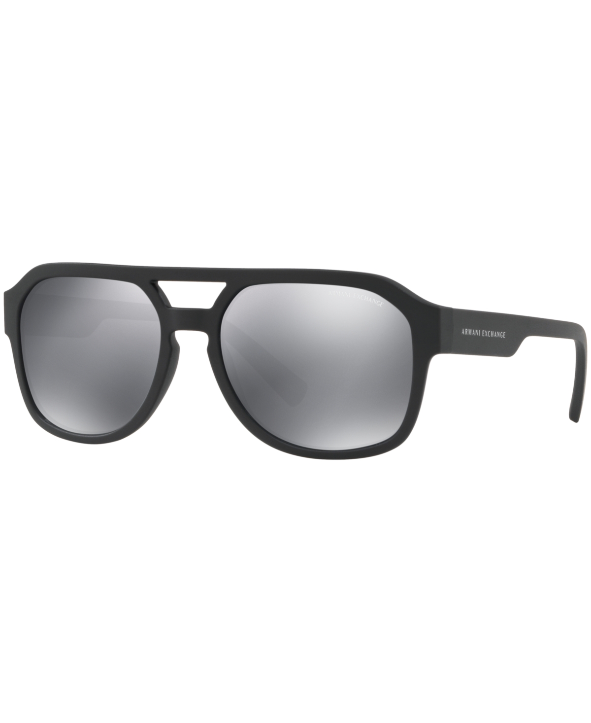 Ax Armani Exchange Armani Exchange Sunglasses, Ax4074s In Gray Mirror,black Matte