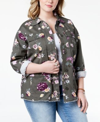 levi's floral jacket