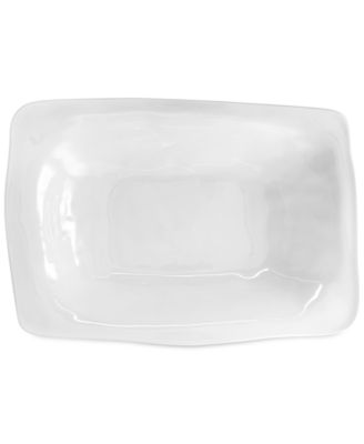 Ruffle Melamine Rectangular Serving Bowl