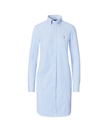 Anthology Billable Southwest Polo Ralph Lauren Knit Oxford Cotton Shirtdress - Macy's